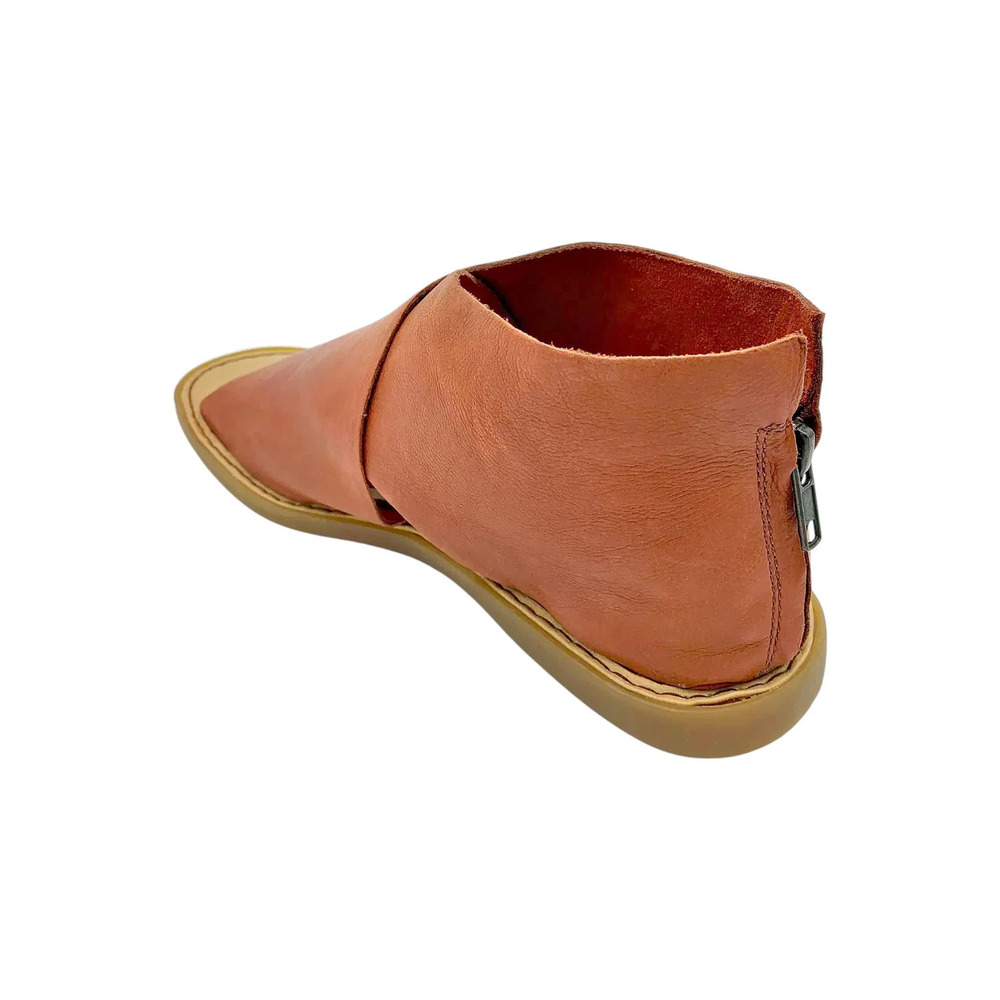 BORN Women's IWA Leather Sandal Red - Medium - Picture 3 of 3